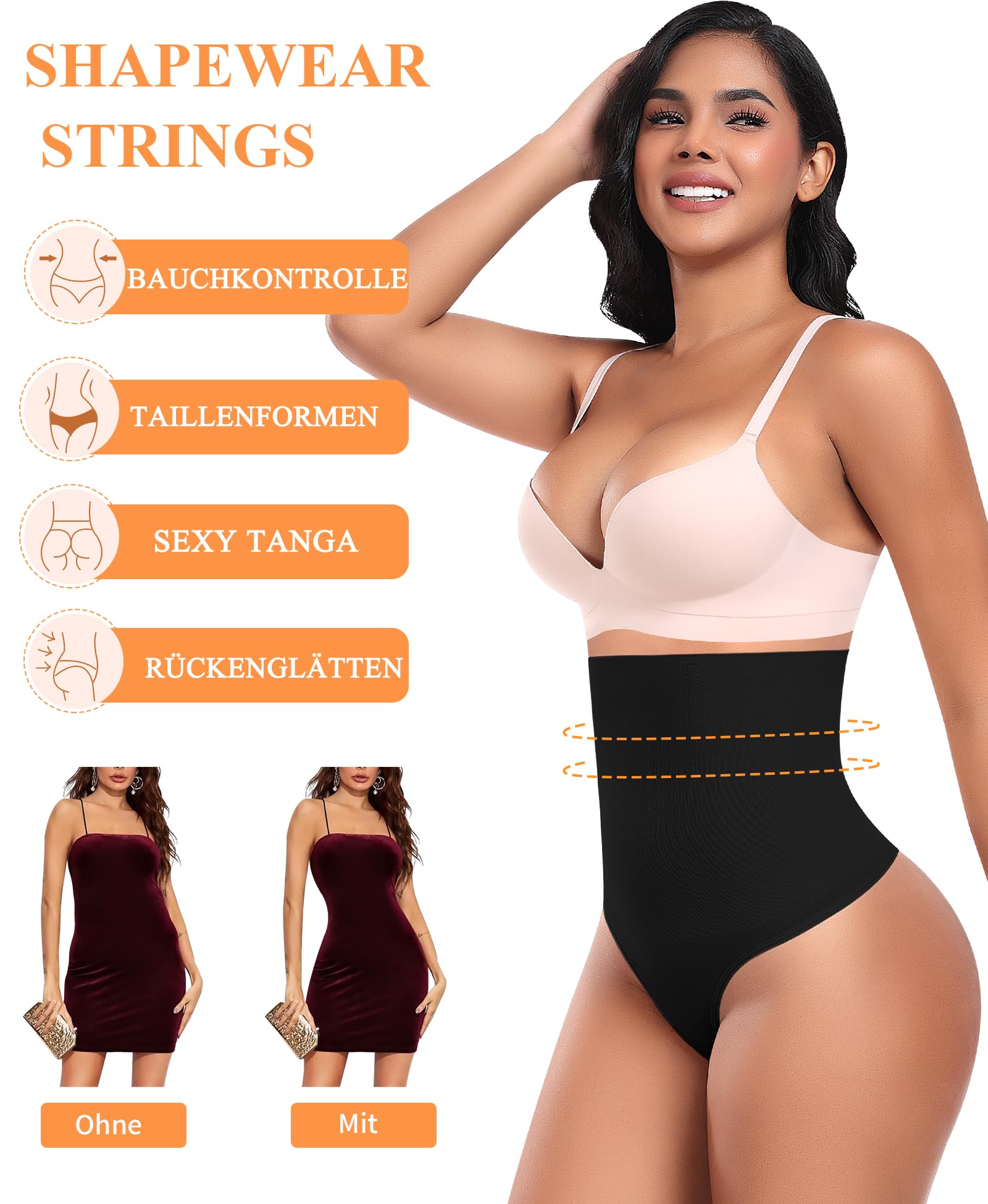 YARRCO Shapewear - Mutande da donna per la pancia