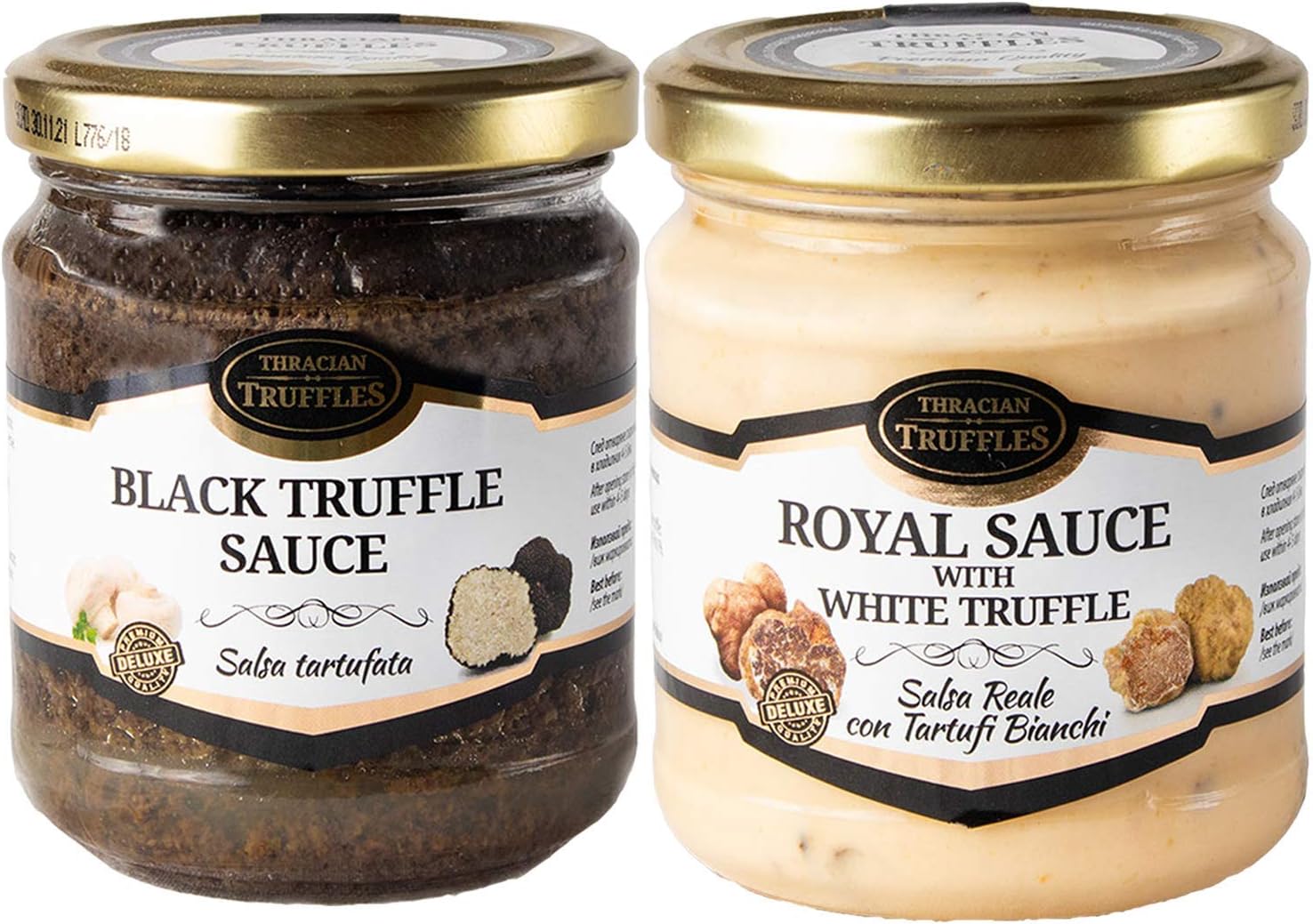 Schwarze Trüffel Saucen Black truffle sauce Trüffelcreme Sommertrüffel