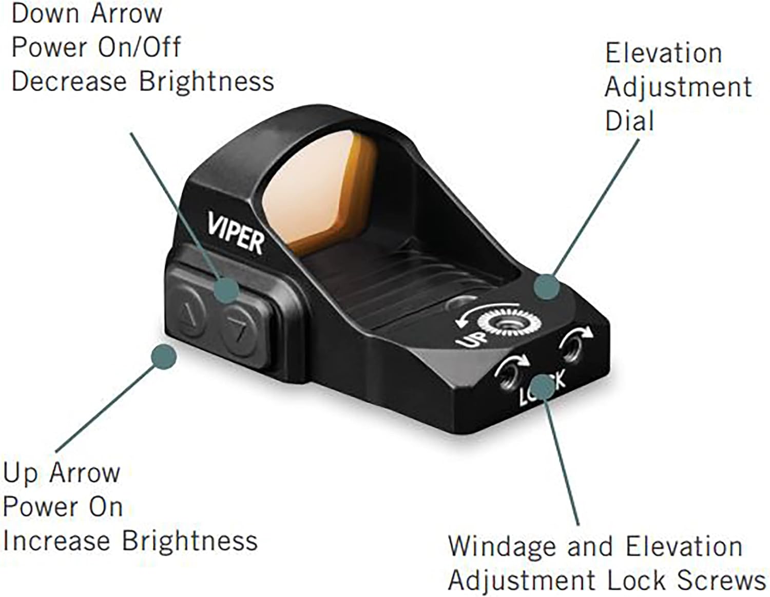 Vortex Optics Viper Red Dot Sight - 6 MOA Dot