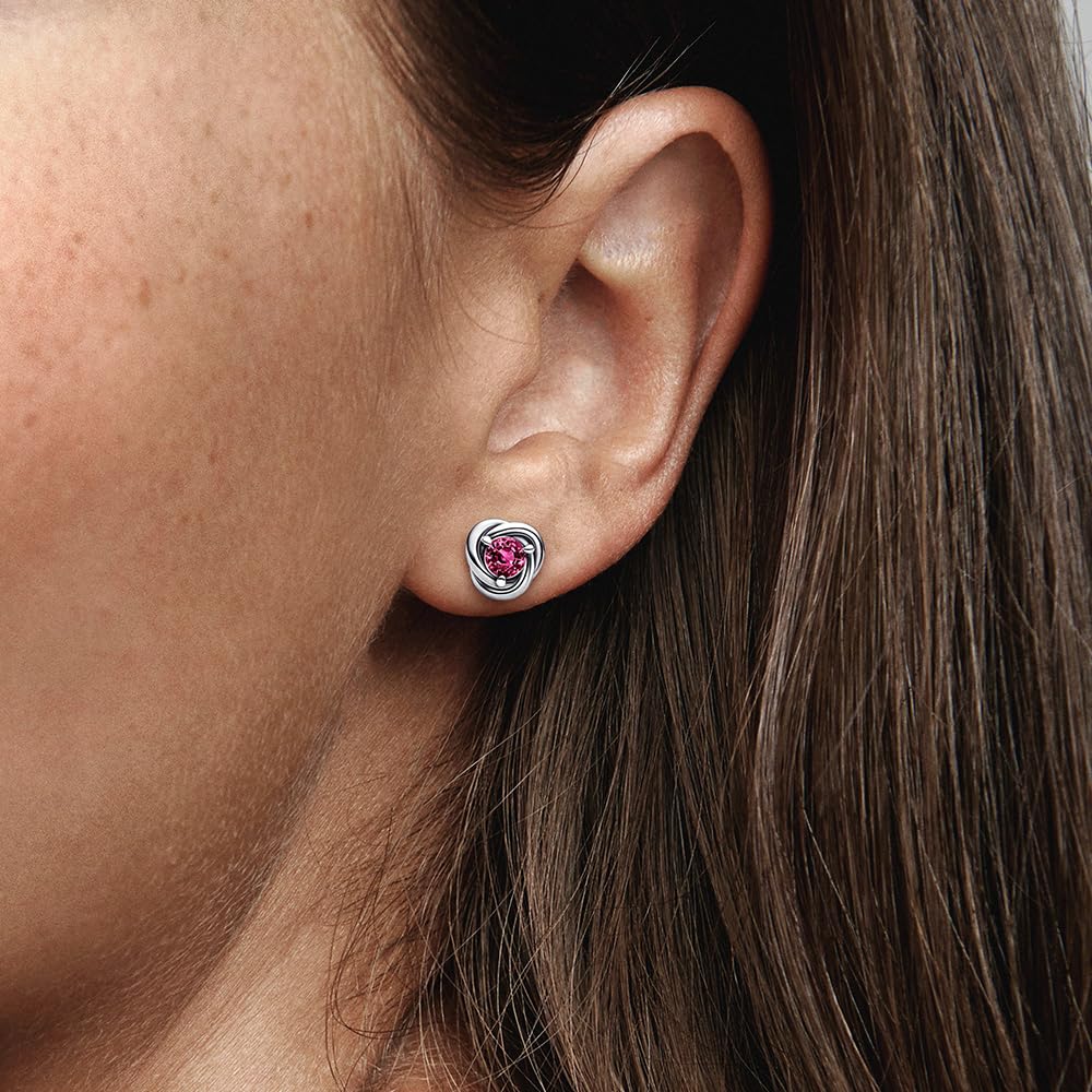 Pendientes de botón Círculo Eternity Octubre 292334 PANDORA C05 TALLA ÚNICA MUJER