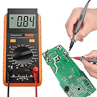 Vista 9 de Proster Medidor LCR - Multimetro Digital LCR de Capacitancia Resistencia Inductancia con Pantalla LCD de Rango Excesivo Amarillo