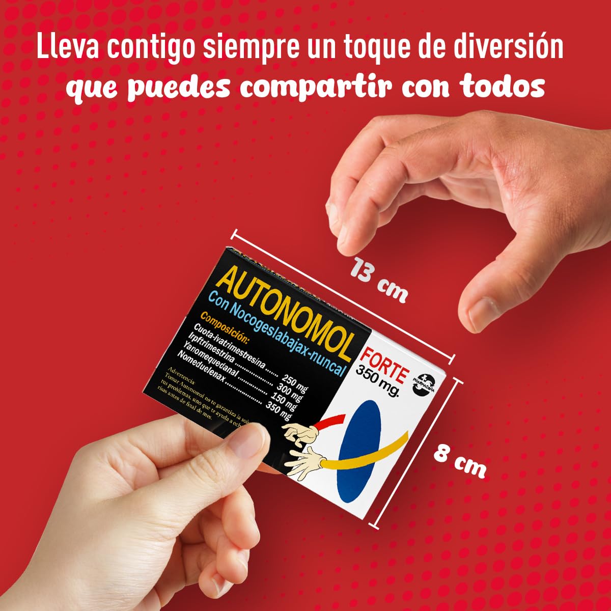 LINFORMAL PHARMACOÑA AUTONOMOL |Regalos Originales Caja Broma con Caramelos Originales Y Regalos DE Broma | Contenido Caramelos Broma | Amigo Invisible | 34 gr|