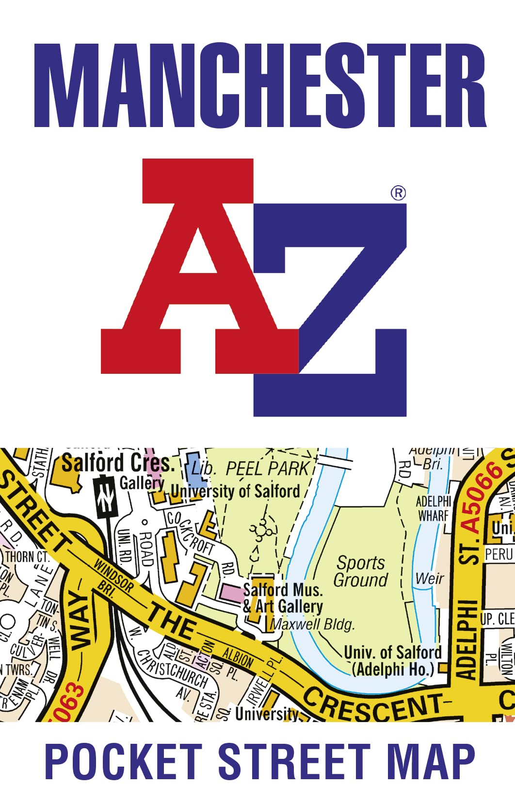 Manchester A-Z Pocket Street Map, Sports, Hobbies & Travel, Map, A-Z Maps