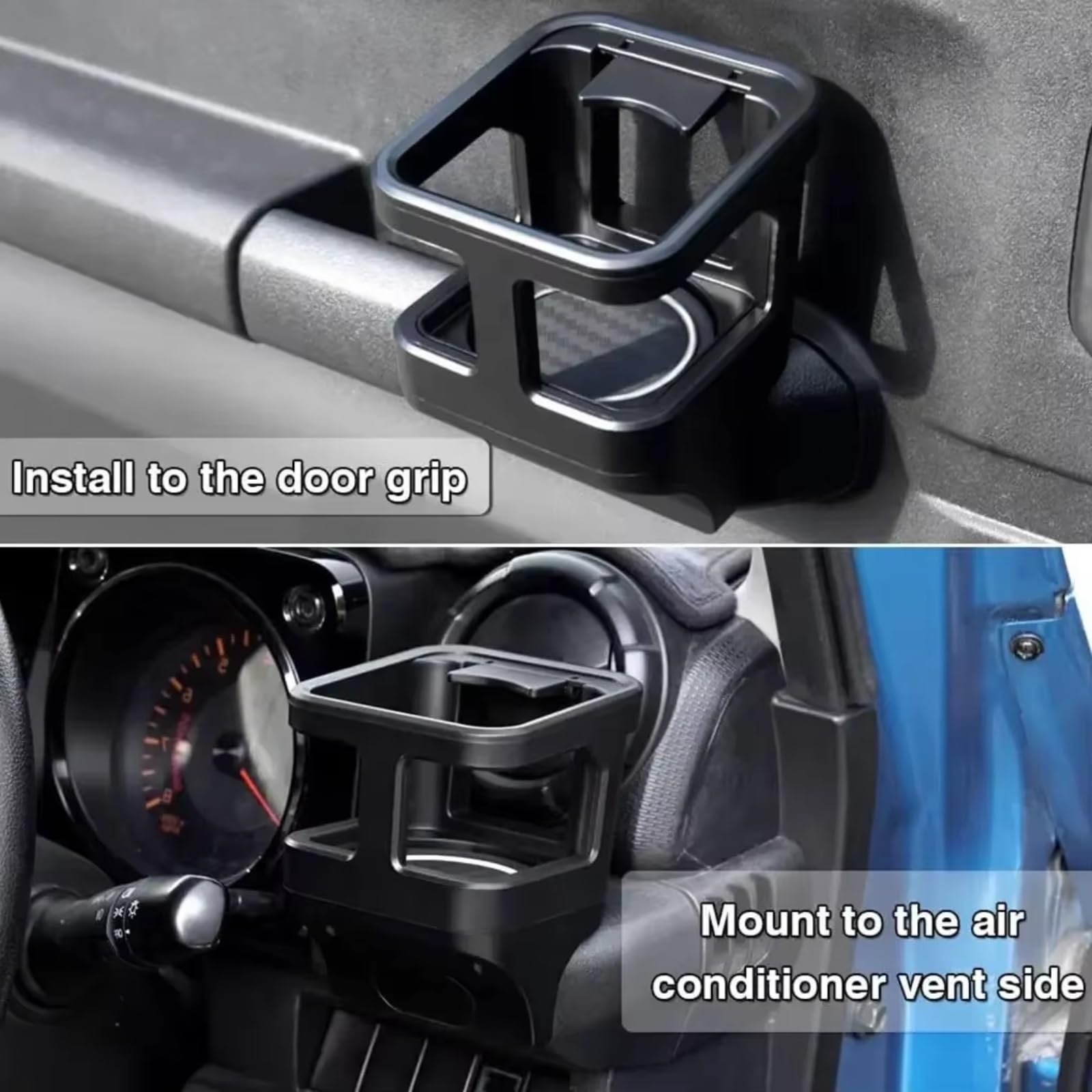 Auto Innenraum Zubehör Compatibile Con Suzuki Per Jimny JB64 Per Sierra JB74W 2019 2023 Supporto Di Tazza Di Acqua Per Auto Stick-on Accessori Interni
