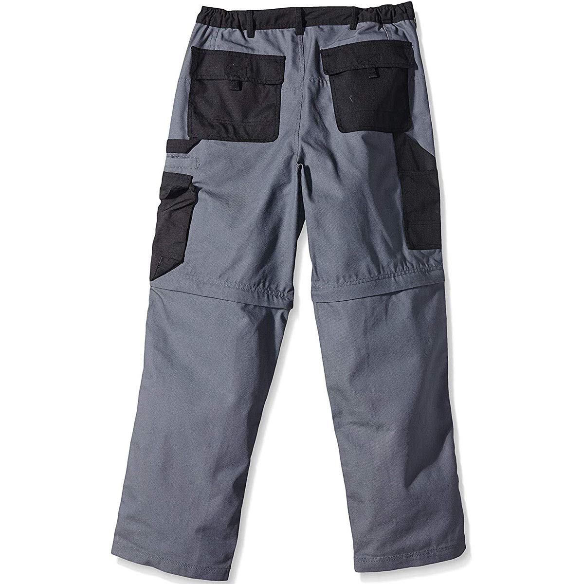 texxor Pantalon de travail 2 en 1 pantalon en toile 320 et renforts en Cordura, gris, 20-008337-24