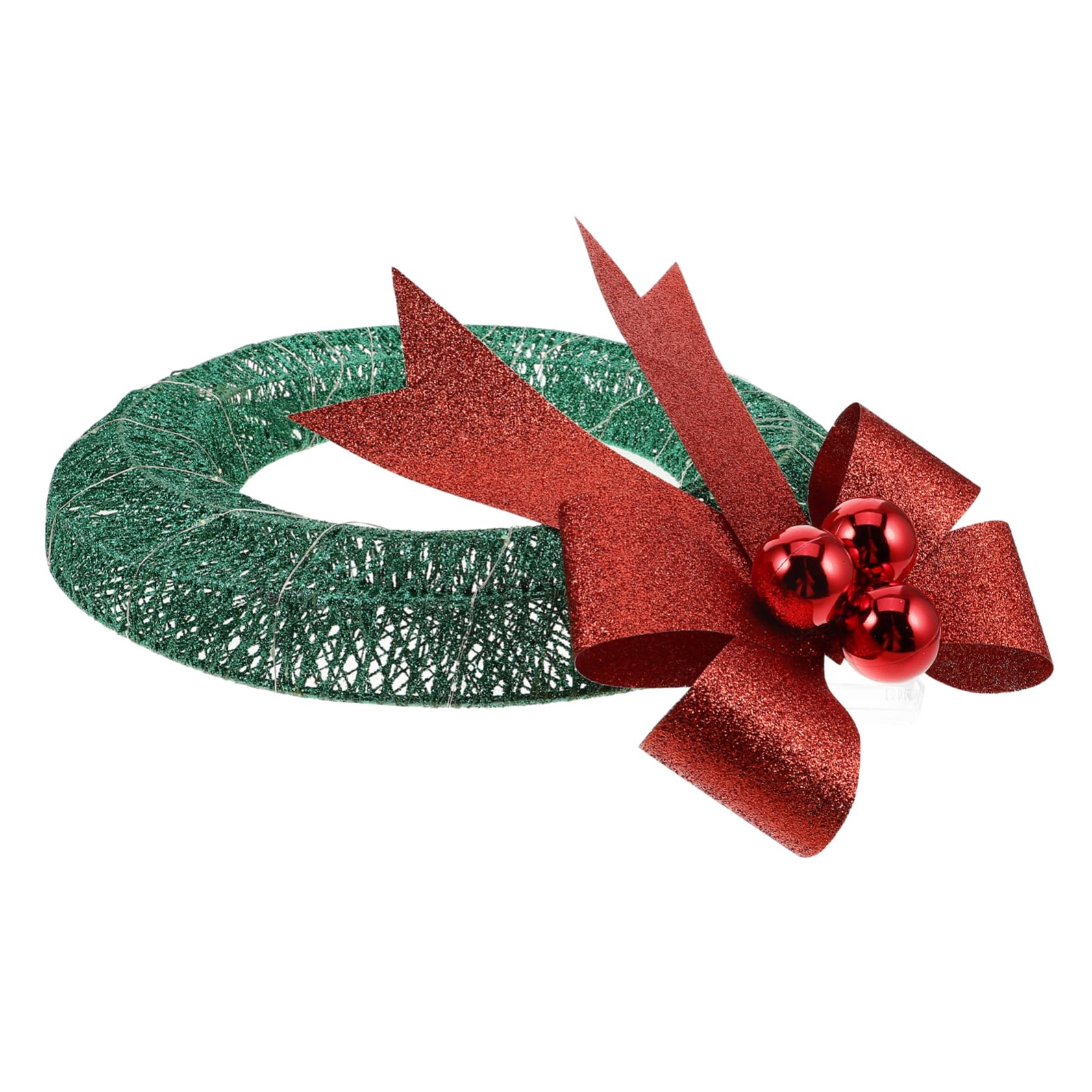 Couronne de Noël LED scintillante Alipis, décoration murale premium