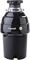 GE GFC1020N 1 HP Continuous Feed Garbage Disposal - 2800+ RPM Anti-Jam Motor, Drain Boost, EZ Install for Families 4+