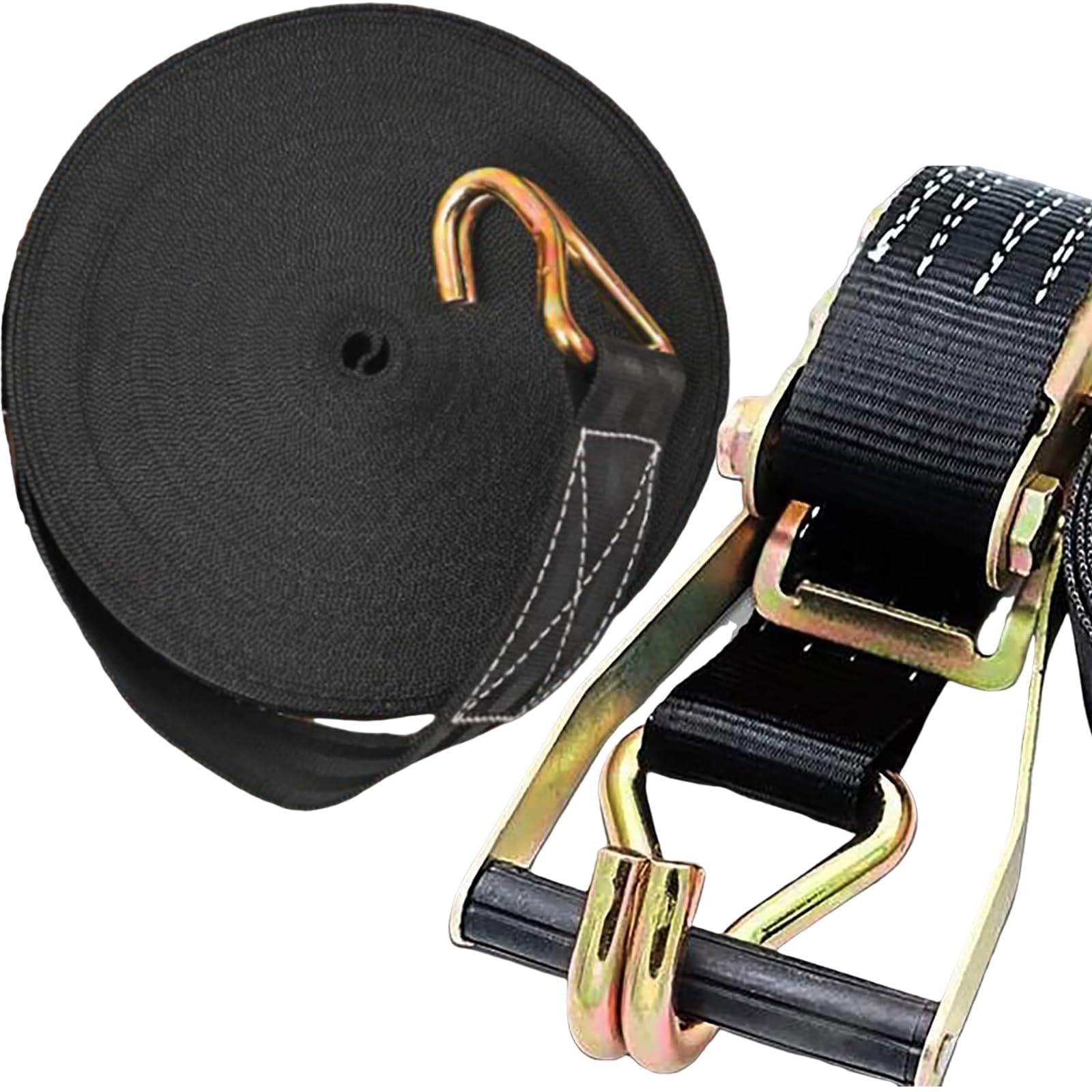 Heavy Duty Ratchet Straps - 10,000 LBS Break Strength -7