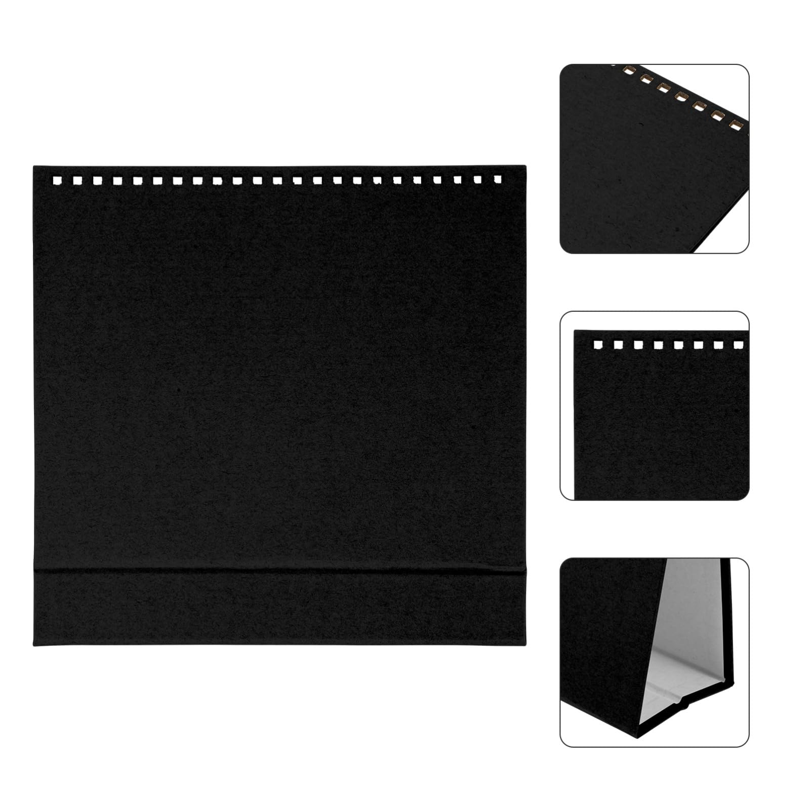 jojofuny 12stücke Diy-tischkalender mit Stabilem Ständer Leerer Farbiger Sockelbasis aus Schimmerndem Papier Tischkalender Individuell Gestaltbar Platzsparend für Schreibtisch oder Regal