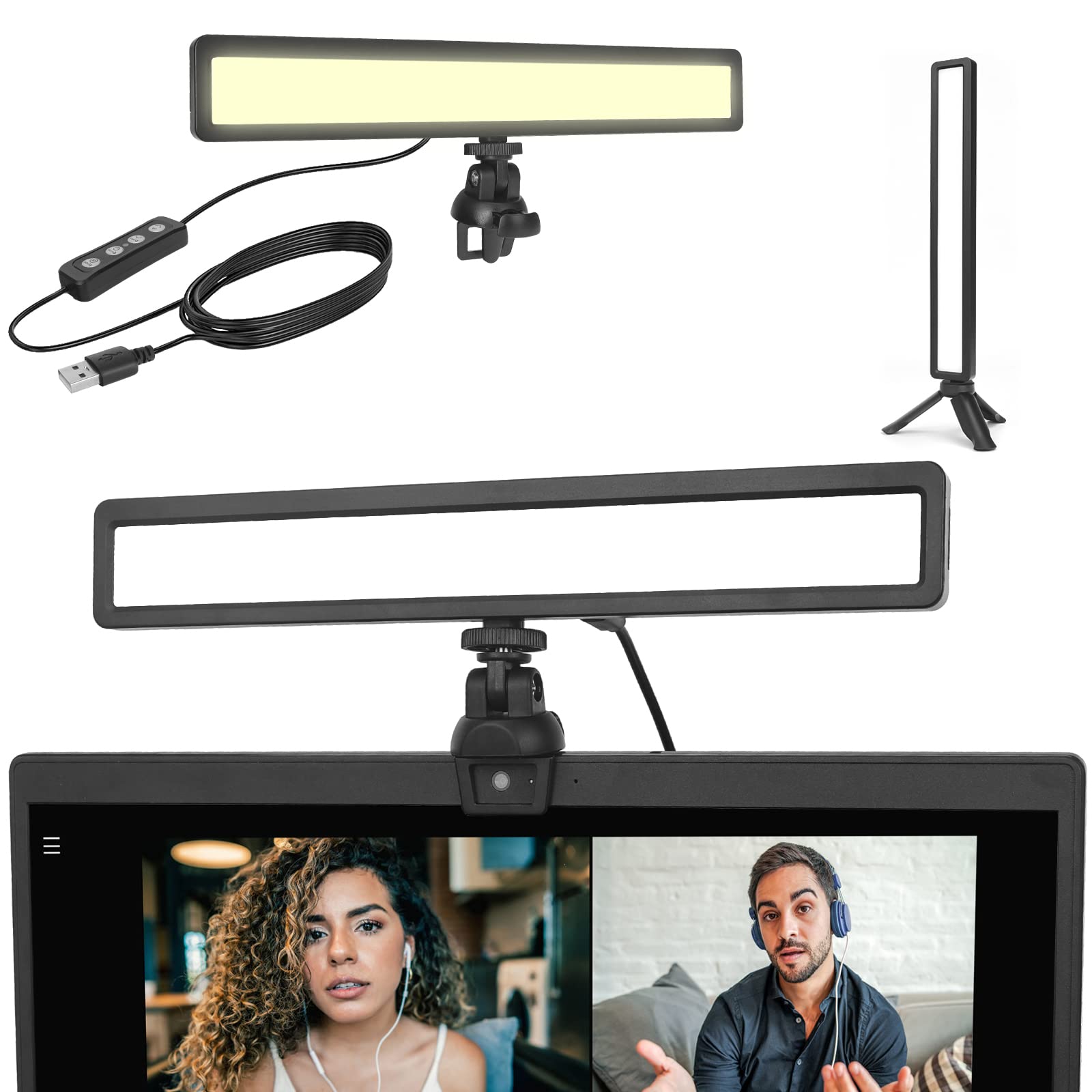 Buy Video Conference Lighting, LUXCEO Zoom Light for Remote Working