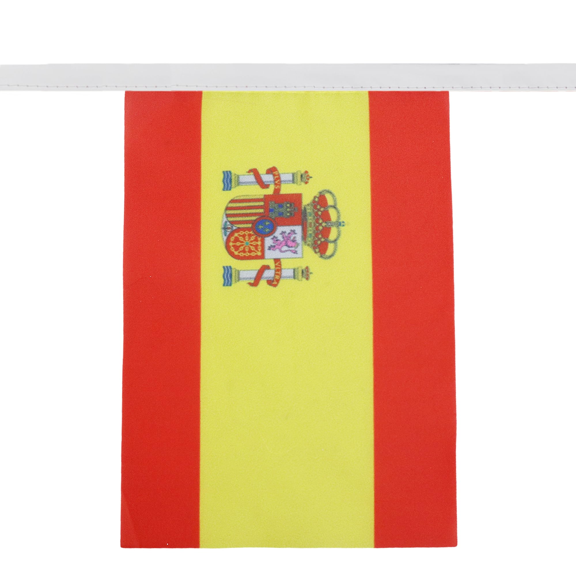 AZ FLAG Guirnalda 6 Metros, 20 Banderas de España 21x15 cm, Bandera Española 15 x 21 cm - Banderines Españoles — view 2