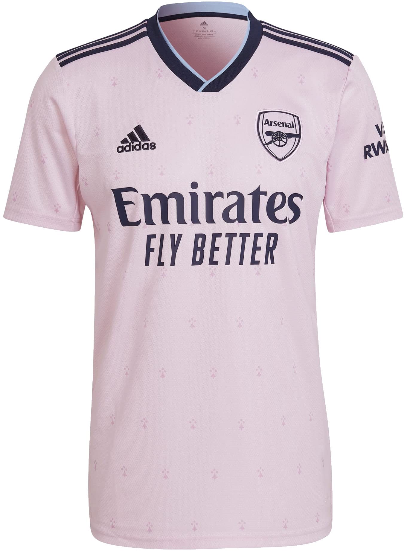 adidas Men's Soccer Arsenal 22/23 Third Jersey (as1, Alpha, xx_l, Regular, Regular, XX-Large) Pink