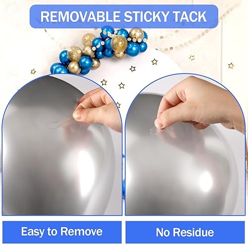 Miniatura 5 de JANYUN 560 piezas de masilla de montaje, puntos adhesivos de doble cara, masilla extraíble para póster, tachuela adhesiva transparente para colgar