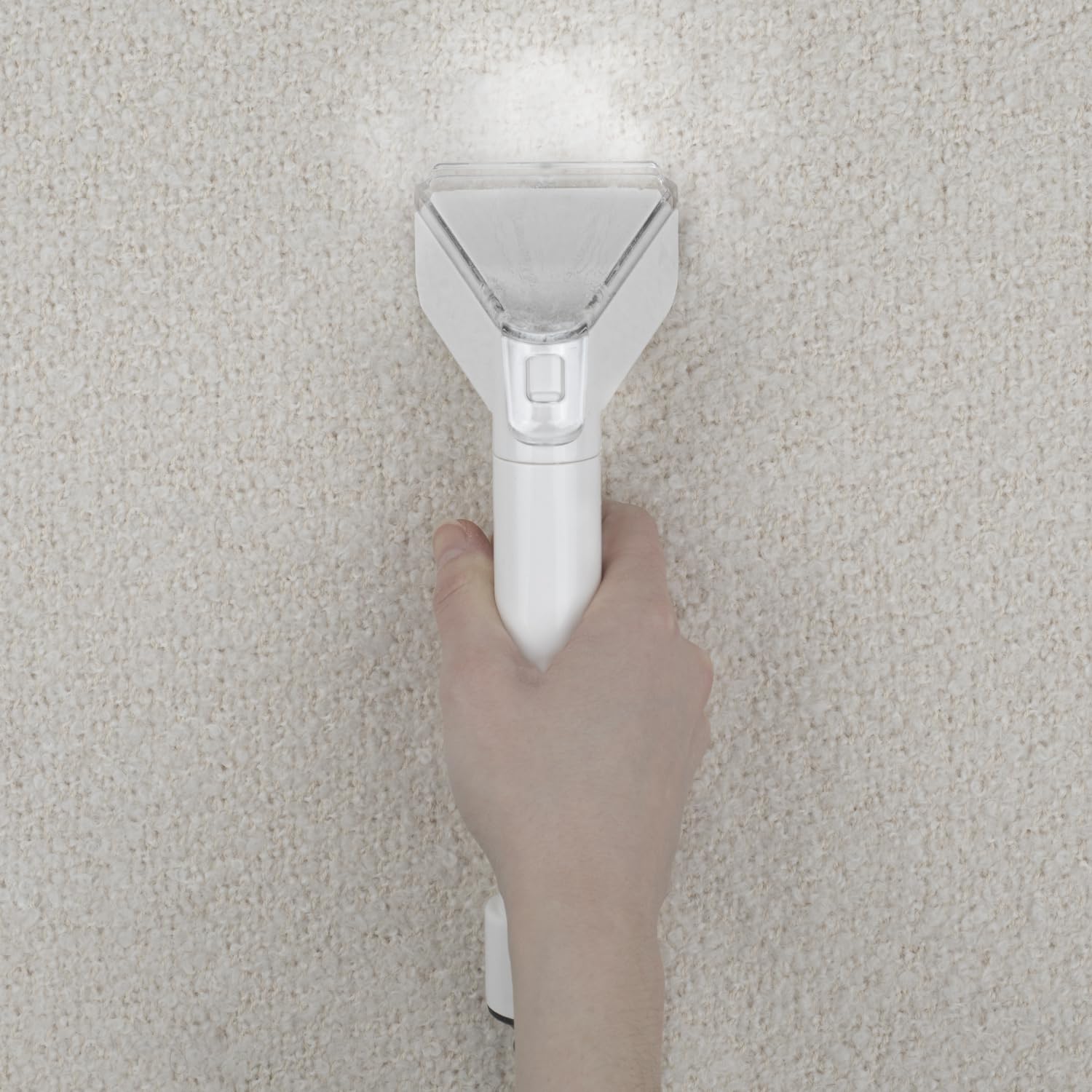 H.Koenig Nettoyeur Textile à Main Eau Chaude TWT88, Double Réservoir 1600mL et 950mL, Débit d'Eau 255mL/min, Température jusqu'à 60°C, 2 Niveaux d'Aspiration, 1200W