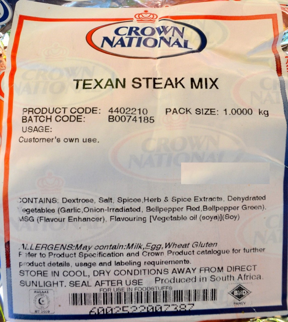 Crown National Texan Steak Mix 1kg