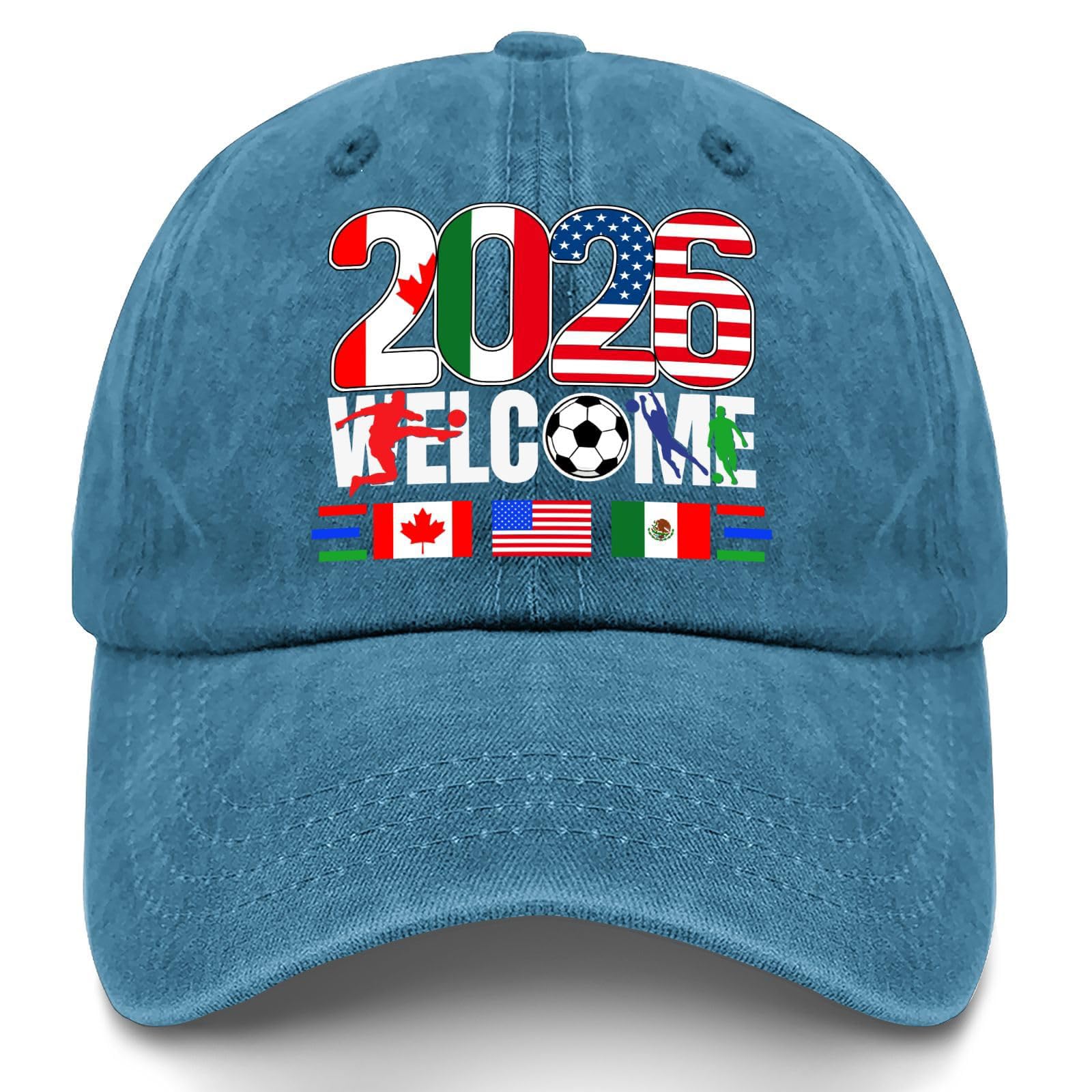 2026 Cup Hat, USA Canada Mexico World Cup Soccer Cap, Host Country Soccer Football Cap, Cotton Baseball Hat for Men Women — view 14