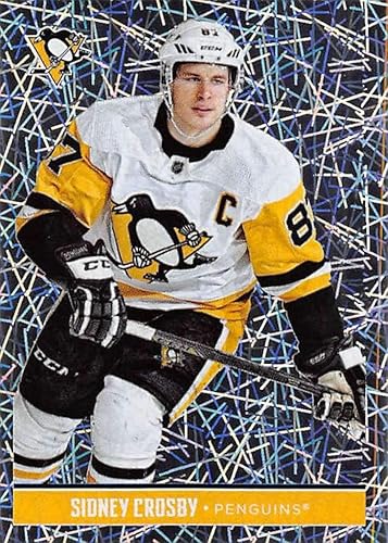 Miniatura 1 de 2018-19 Panini NHL Stickers Hockey #206 Sidney Crosby Pittsburgh Penguins Foil Official 2 1/2 Tall x 2 Inch Wide NHL Album Sticker