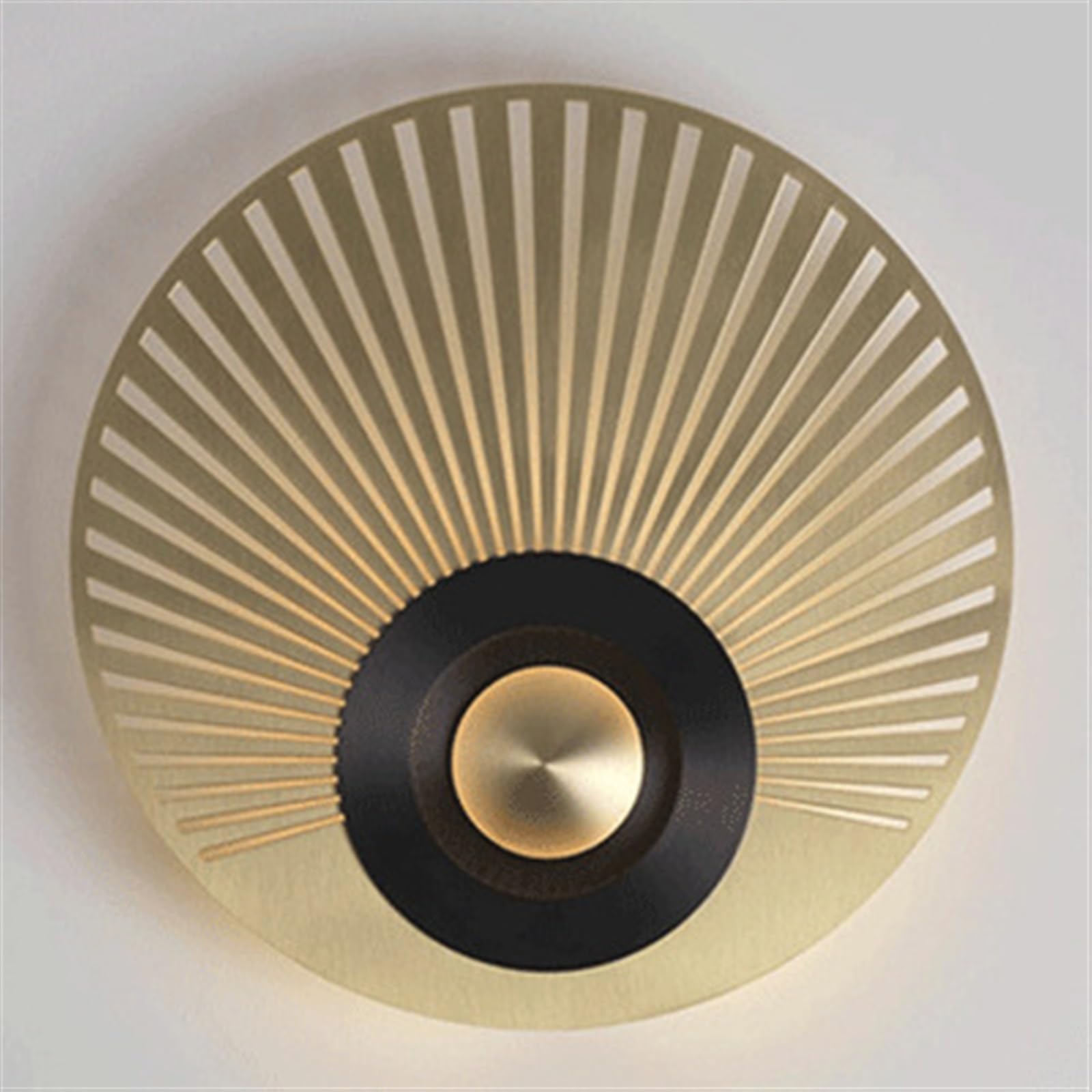 JXQJGYDQ Hollow Copper Creative Carved Wall Lamp Decoration Living Room Background Bedroom LED Lights Bedside Stairwell Sisle Sconces(Type B Radian)