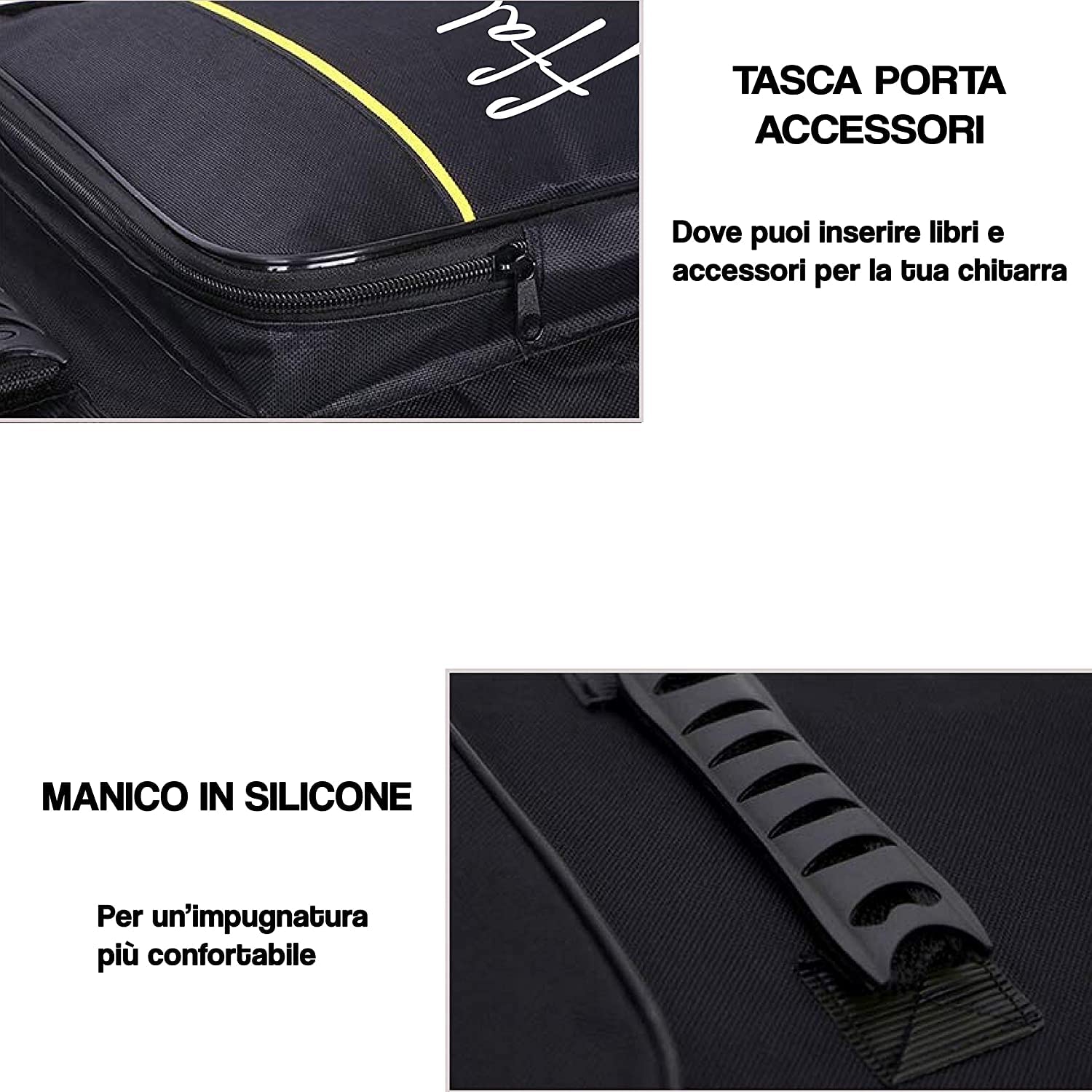 FF Custodia, Borsa, imbottita, 600D per Chitarra Classica