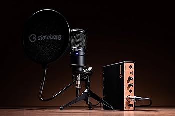 Steinberg Audio Interface UR12 B Podcast Starter Pack