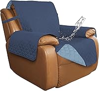 Vista 17 de ISSUNTEX Fundas de Sofá de Doble Protección 100% Impermeables para Sala de Estar, Fundas de Sofá para Sofá de 3 Cojines, Protector de Muebles