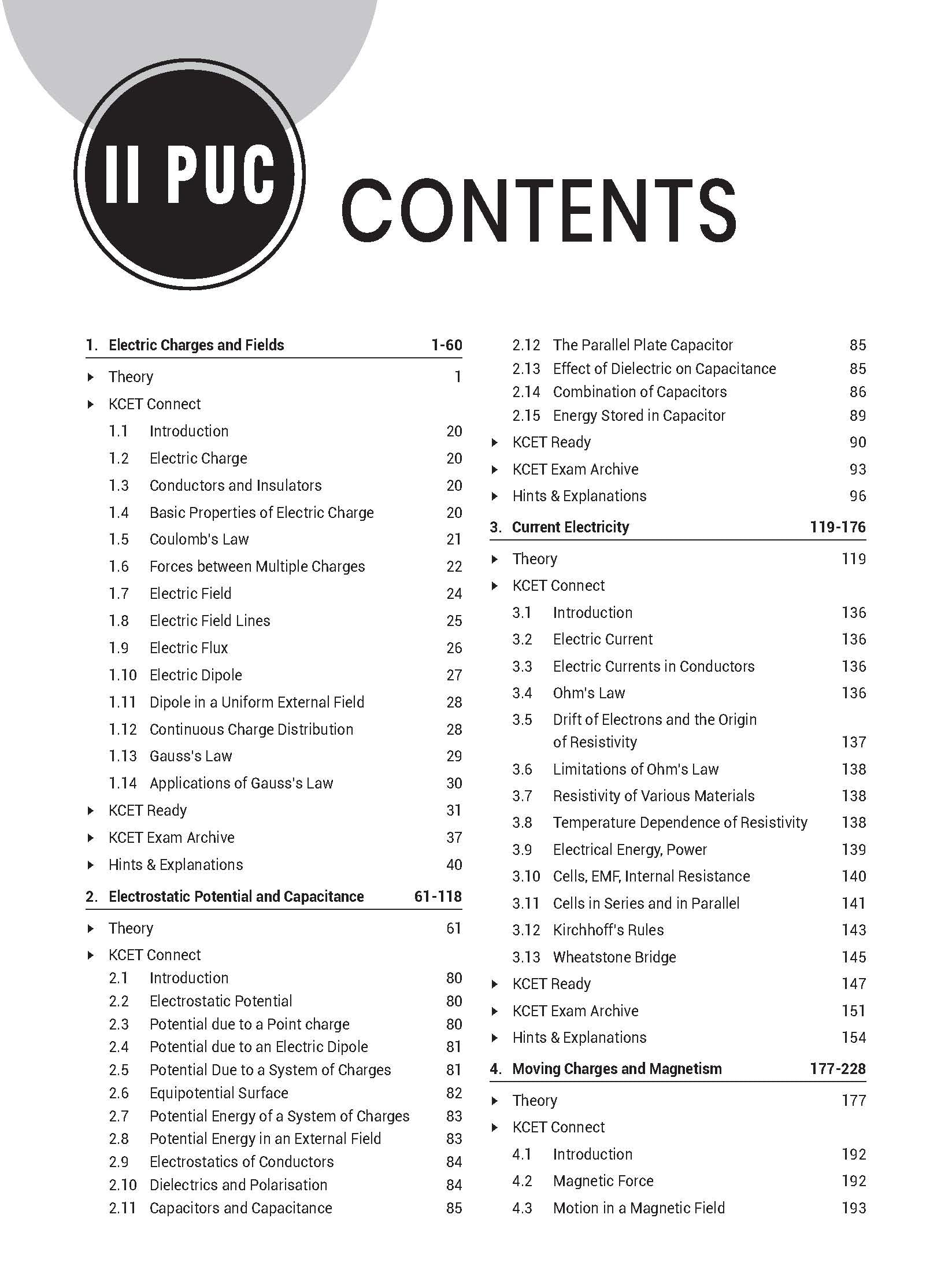 MTG Objective Karnataka CET Physics Book For 2024 KCET Exam | KCET Topicwise Comprehensive Theory with Previous 10 Years Solved Question Papers & 6500+ MCQs 1