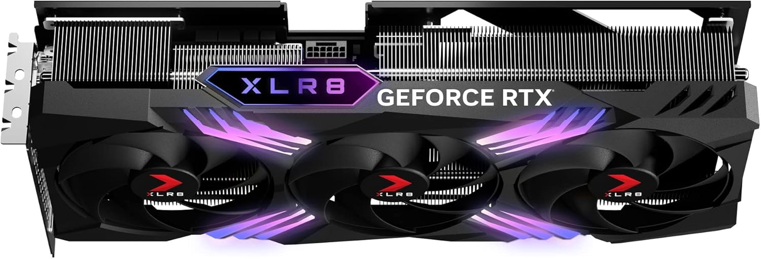 PNY GeForce RTX 4070 Ti 12GB XLR8 Gaming Verto Epic-X RGB Overclocked Triple Fan Graphics Card DLSS 3