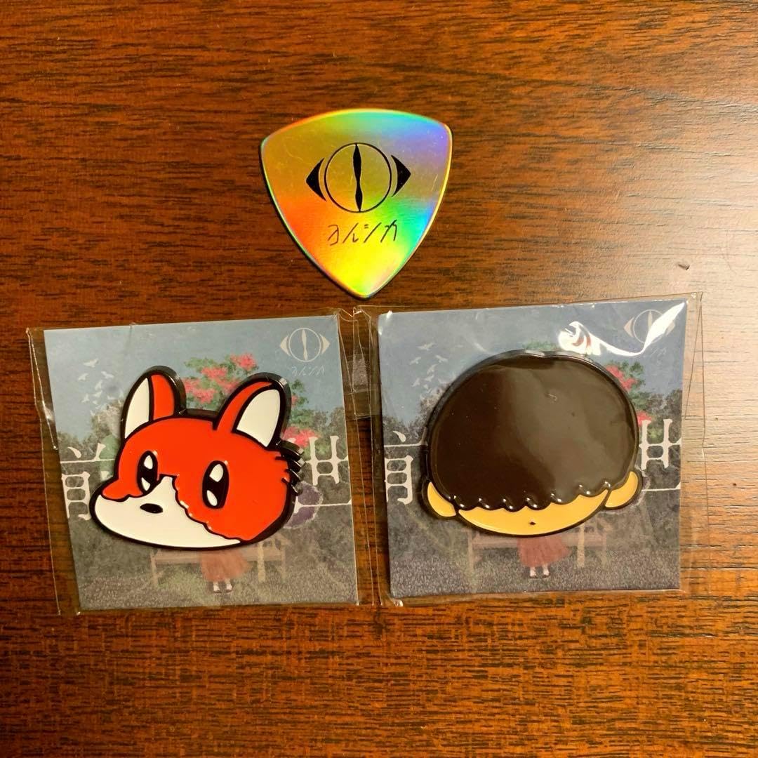 ヨルシカ ピンバッジ2種 ピック N ヨルシカ ライブツアー 2024