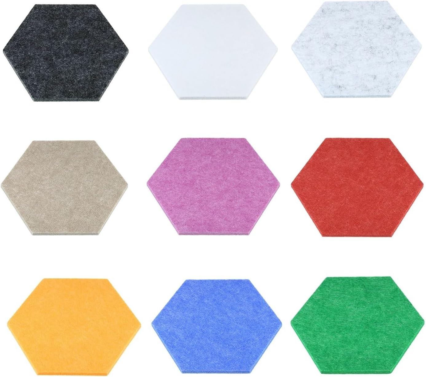 12 Pcs Felt Pin Board for Photo Display Self-Adhesive Decorative Notice for Wall for Wall(Red)