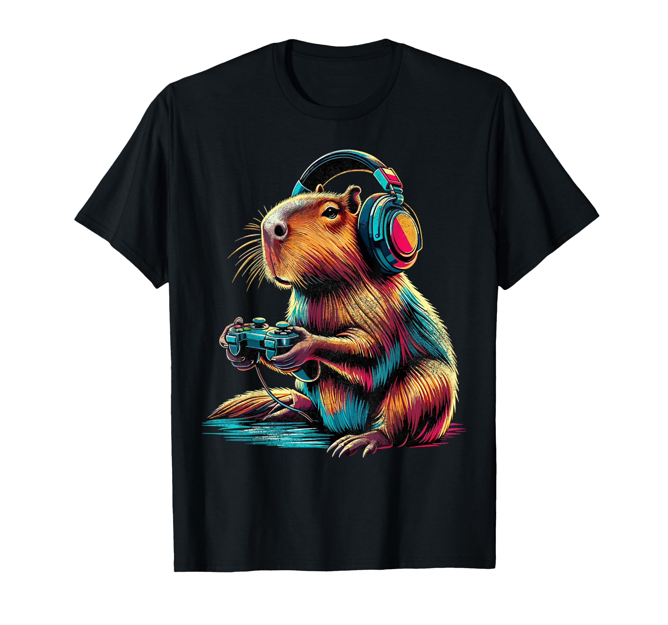 Capybara Funny Video Games Capybara T-Shirt