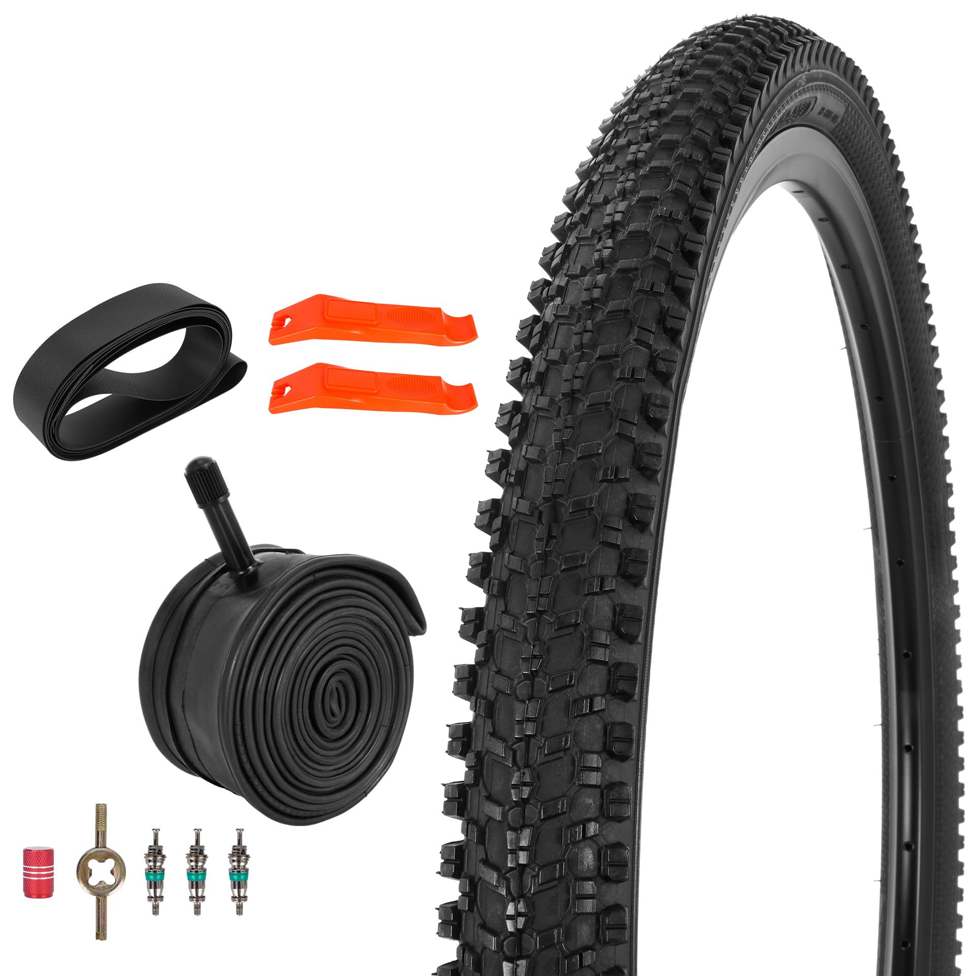 JIAYAN 26x1.95 Mountain Bike Replacement Tire and Inner Tube