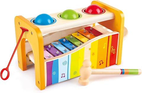 Hape Pound & Tap Bench product and packaging