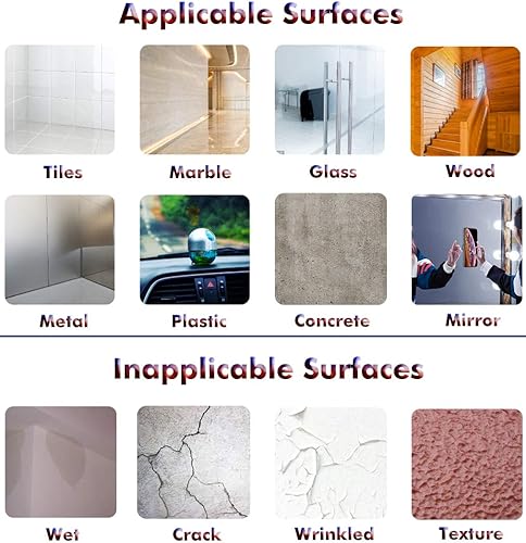 Miniatura 4 de LLPT Cinta nano de doble cara de 1.18 pulgadas x 16.5 pies, cinta de montaje fuerte, cinta de gel resistente, transparente, sin rastros, lavable,