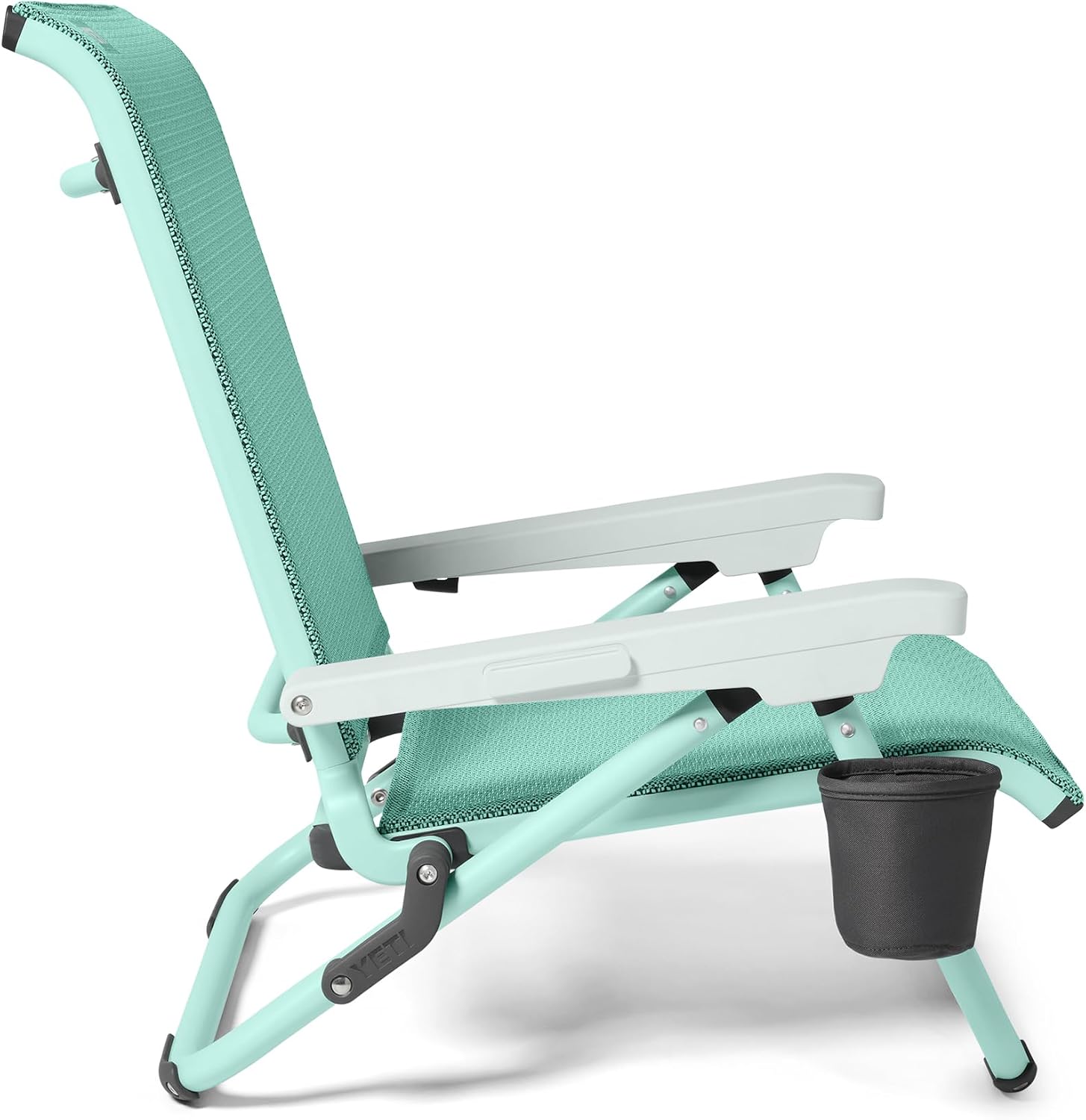 YETI Hondo Reclining Beach Chair, Breathable, UV-Resistant, and Supports up to 350 lbs, Seafoam v2