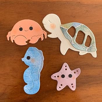 Amazon.co.jp: 水族館 海の生き物 ペーパークラフト ダイカット