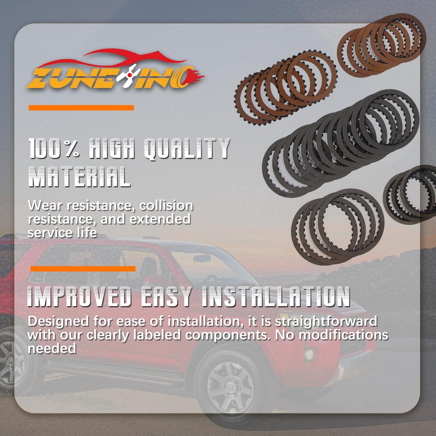 62TE Transmission Master Rebuild Kit Compatible with Chrysler 200/ Sebring/Town & Country Dodge Avenger 2008-UP Car