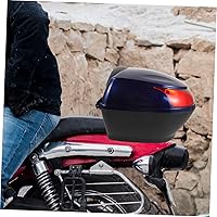 Vista 5 de Tronco de motocicleta caja trasera de coche eléctrico almacenamiento de equipaje duradero resistente a la intemperie fácil montaje