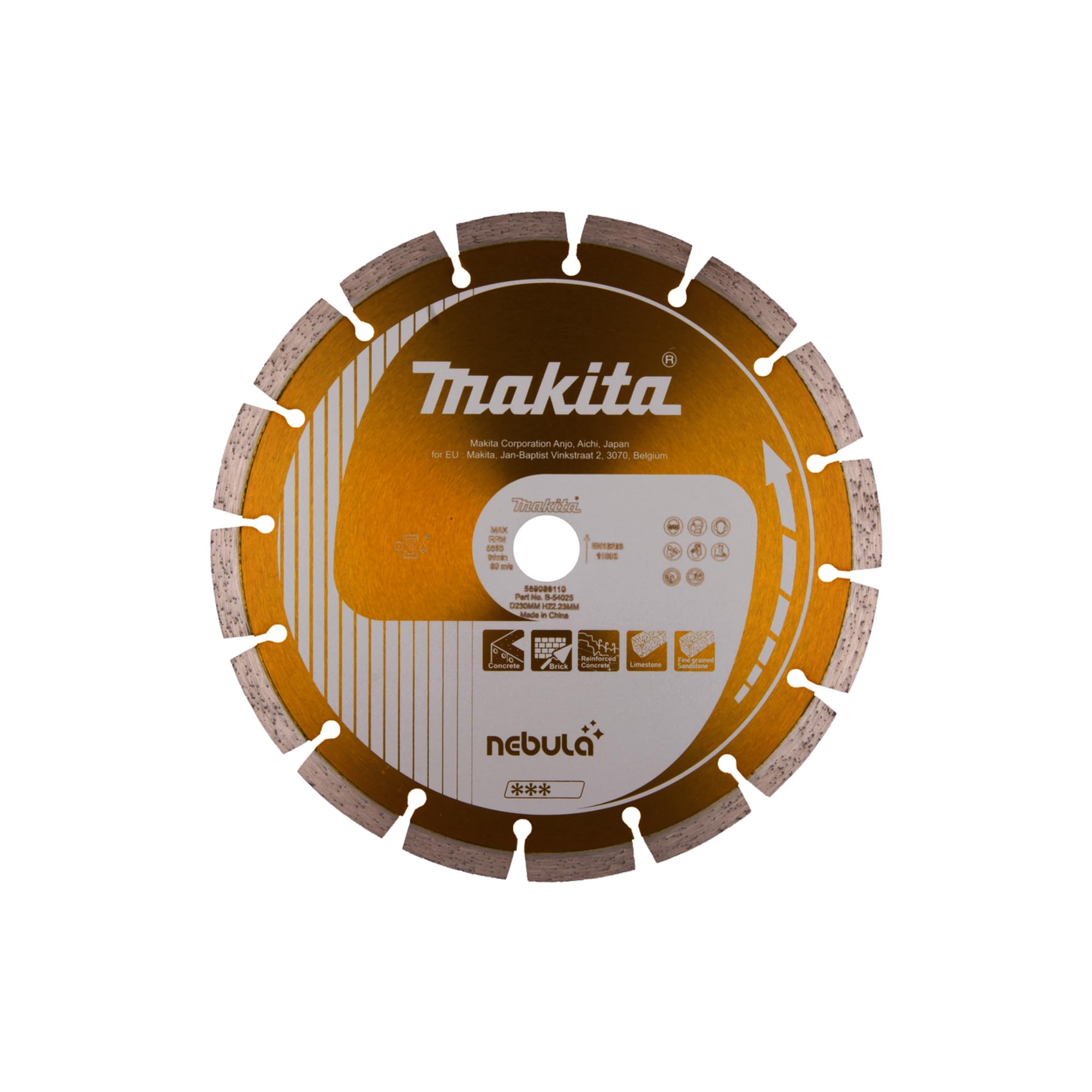 Makita Nebula Wet And Dry Diamond Wheel Cutting Disc