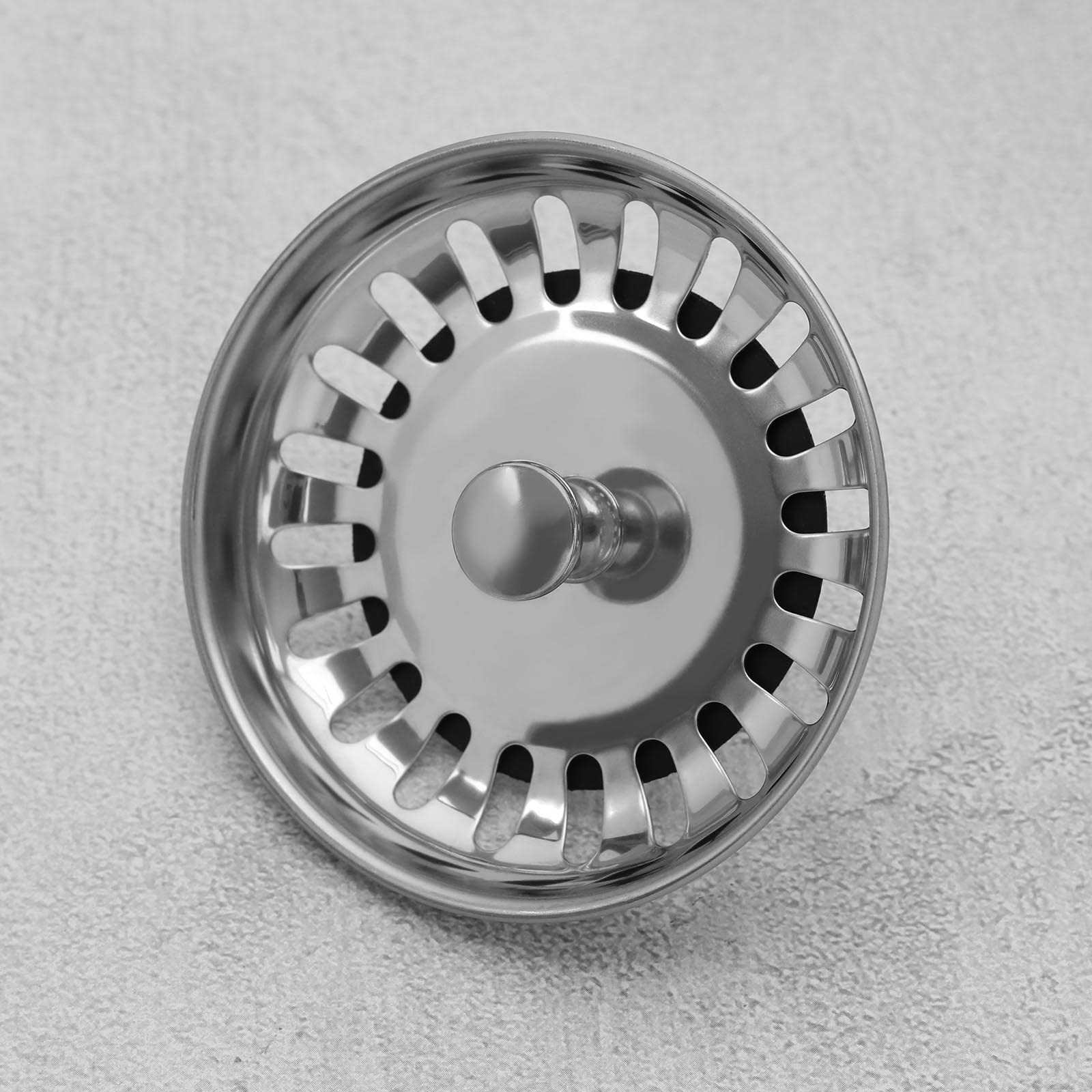 Sink Collection - Panier d'évier de cuisine en acier inoxydable - 114 mm - Pour évier de cuisine de 83 à 90 mm de diamètre