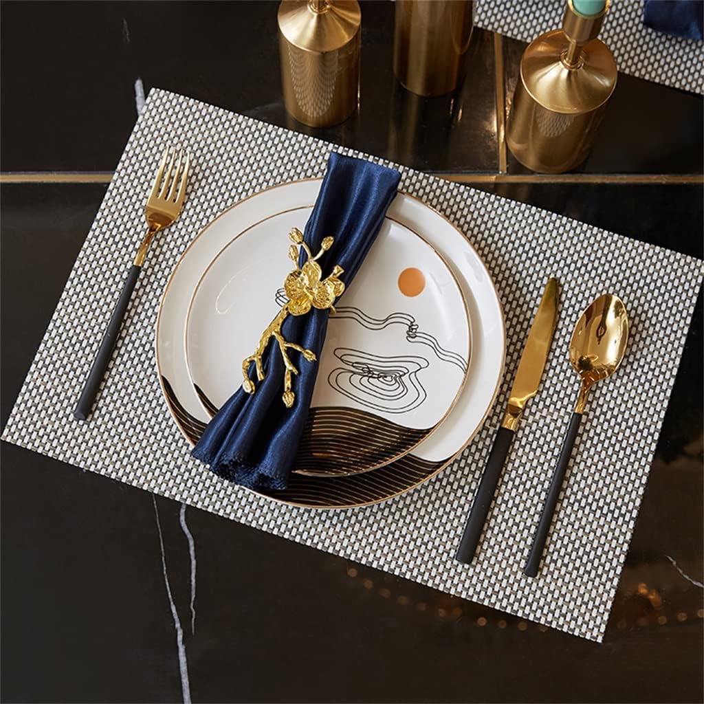 Ceramic Cutlery Set Table Decoration Napkin Placemat Dinner Plate Home Kitchen Tableware