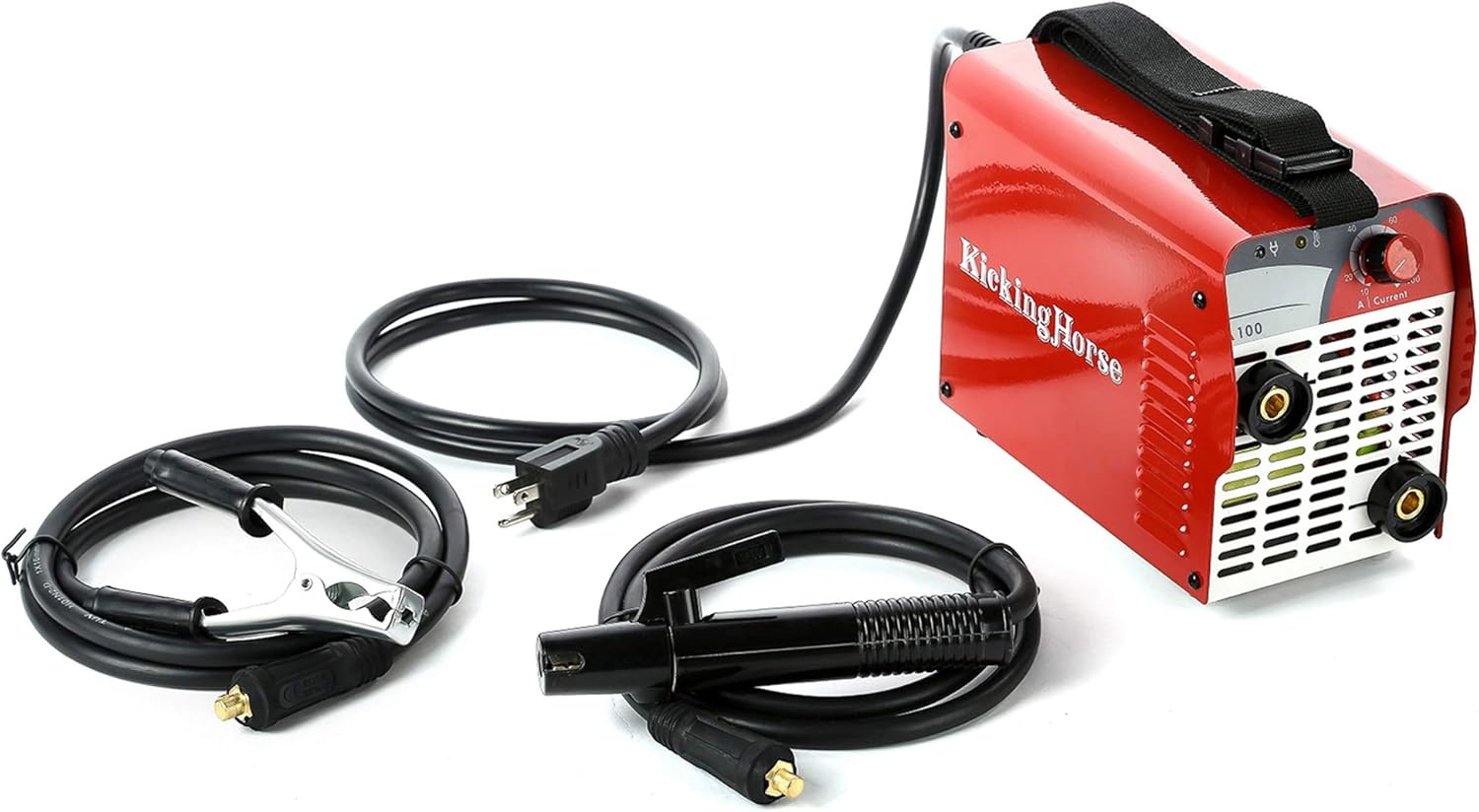 KICKINGHORSE A100 CSA/US Certified Arc Stick Welder 120V DC 100A Highest Efficiency 40K Hz IGBT Inverter Run-Off US Home 15/20A Breaker. Full-Metal Body Structure - Ideal for Beginners and Home Use