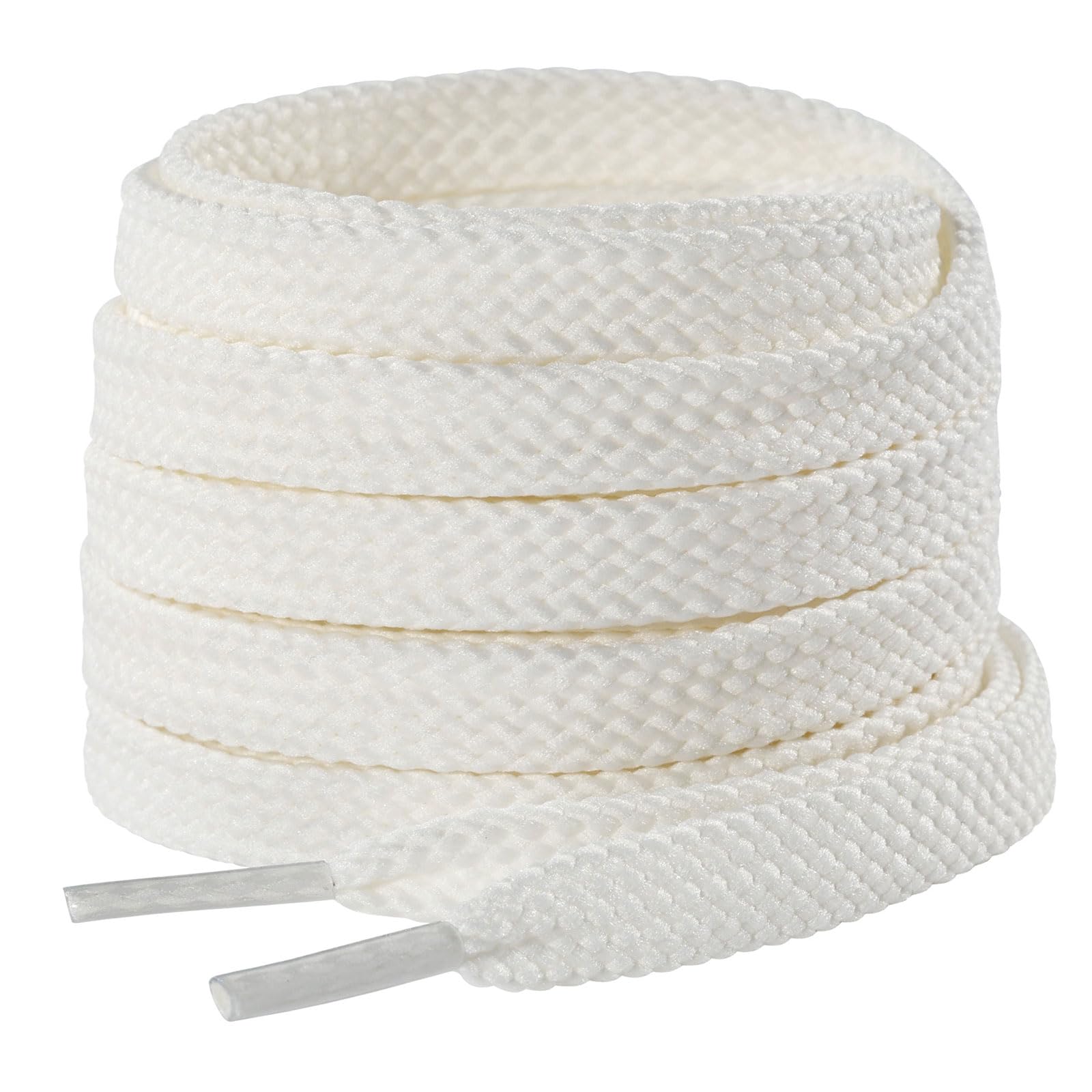 Handshop3/8" Flat Shoe Laces for Sneakers 2 Pairs Double Layer Shoelaces