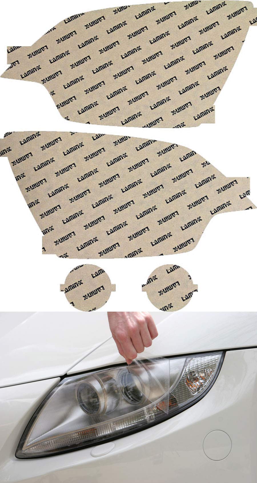 Lamin-x Custom Fit Clear Headlight Covers for Saturn Vue (08-09)