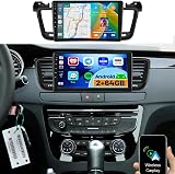 Fuluku 9" Écran Voiture Autoradio pour Peugeot 508 2012-2016 2+64GB - 1