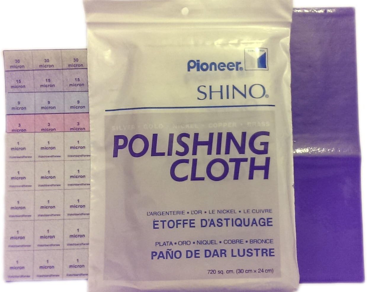 Scratches Scuffes Remover Removal Repair and Polish Polishing Buff Buffing Kit for Gold, White Gold, Platinum Ring and Metal Watch Band Straps