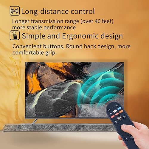 Miniatura 5 de Control remoto de voz XRT270 para VIZIO Smart TV, control remoto de repuesto compatible con televisores inteligentes Vizio D, V, M, serie P FHD 4K