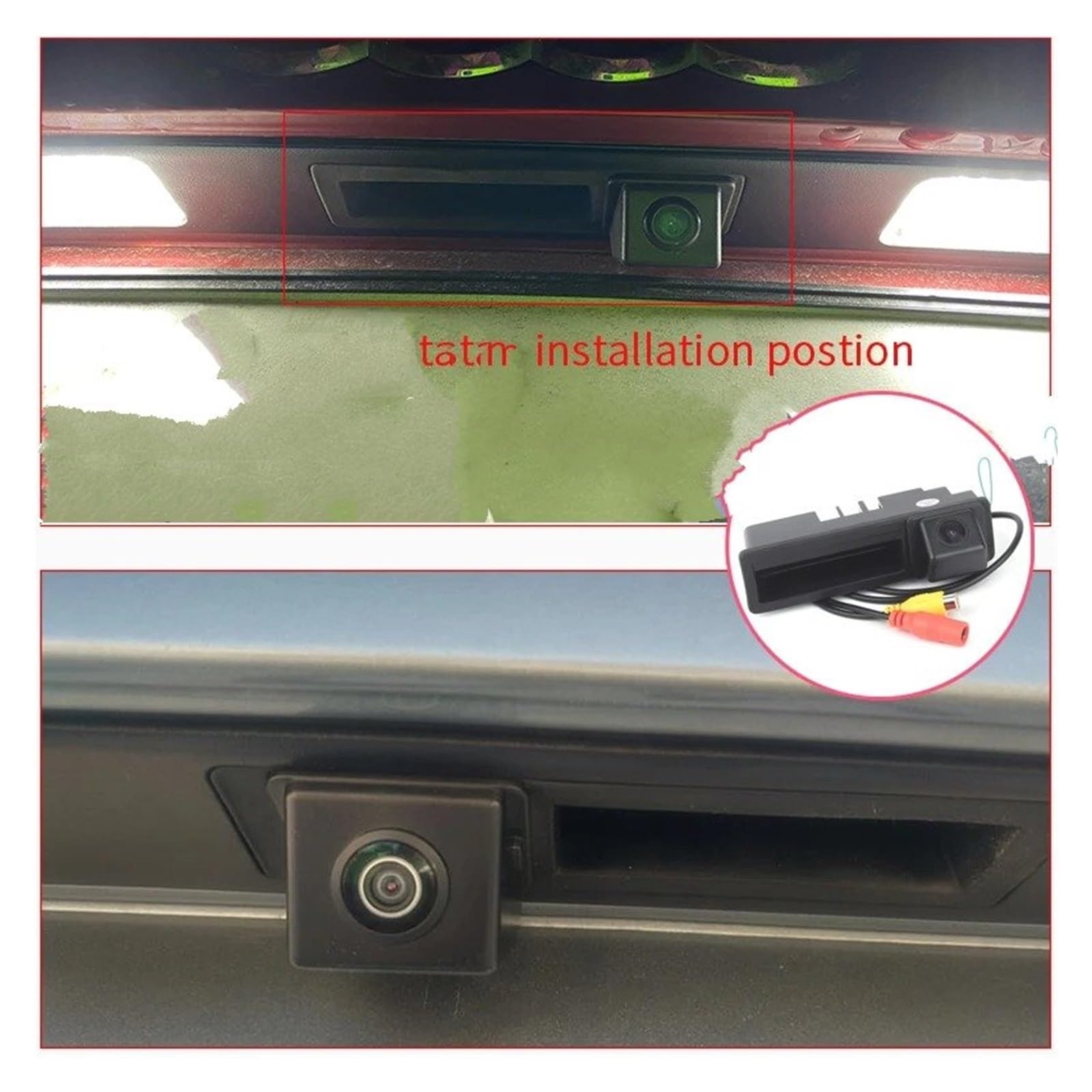 Zamiennik kamery cofania dla A3 do A4 dla A6 A6L S5 do Q7 przewodowa bezprzewodowa kamera cofania kamery cofania (bezprzewodowa) (przewodowa)