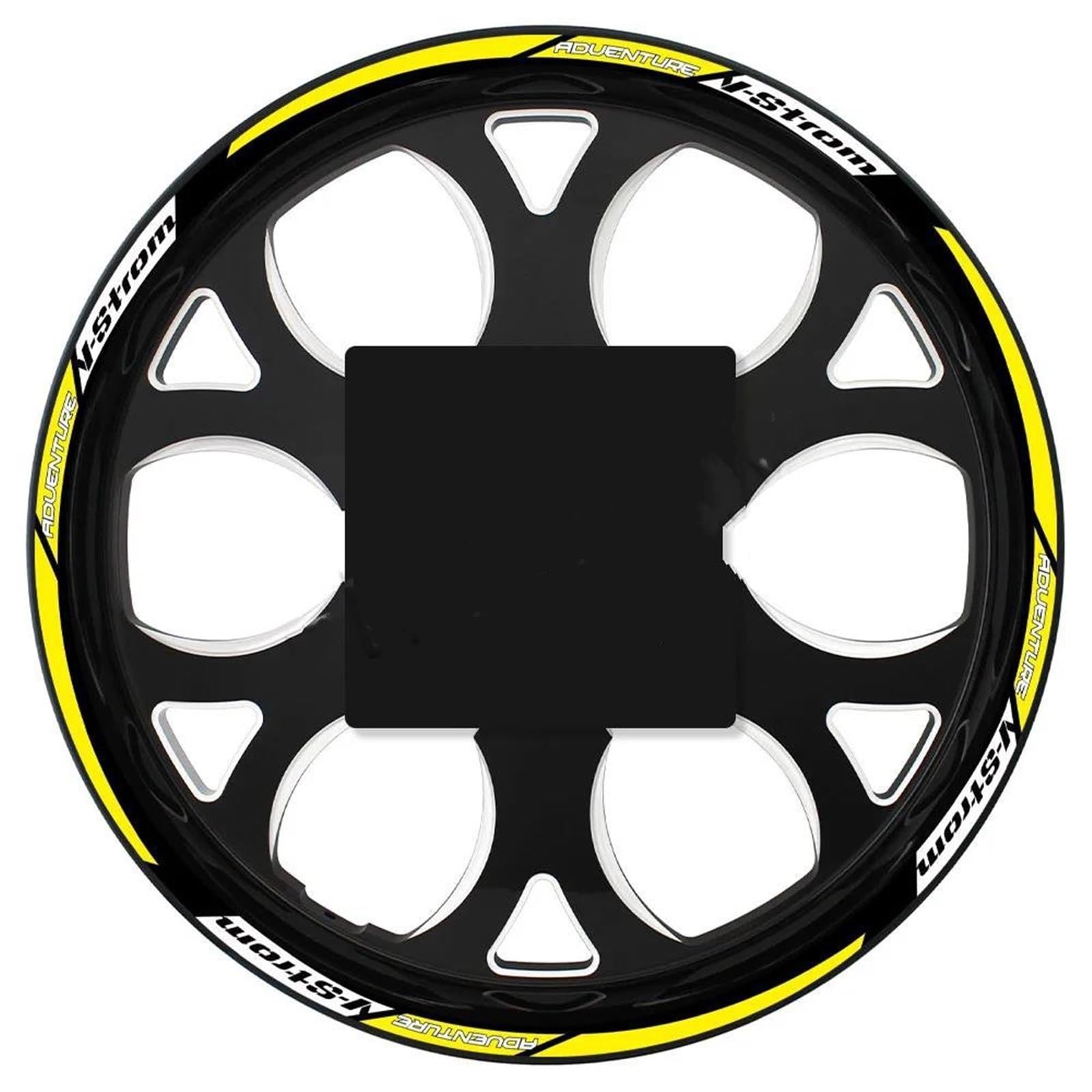 Reflective Wheel Sticker Rim for Suzuki Vstrom V-Strom DL 650 Dl1000 1050 XT 250 SX Decal Stripe Tape 19″17″ Decorative(Color1)