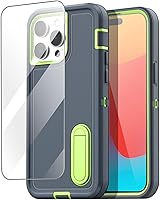 Vista 16 de AICase Funda con Clip tipo Pistolera Compatible con iPhone 15 Pro Max con Protector de Pantalla de Vidrio + Lente de Cámara, Protección Resistente