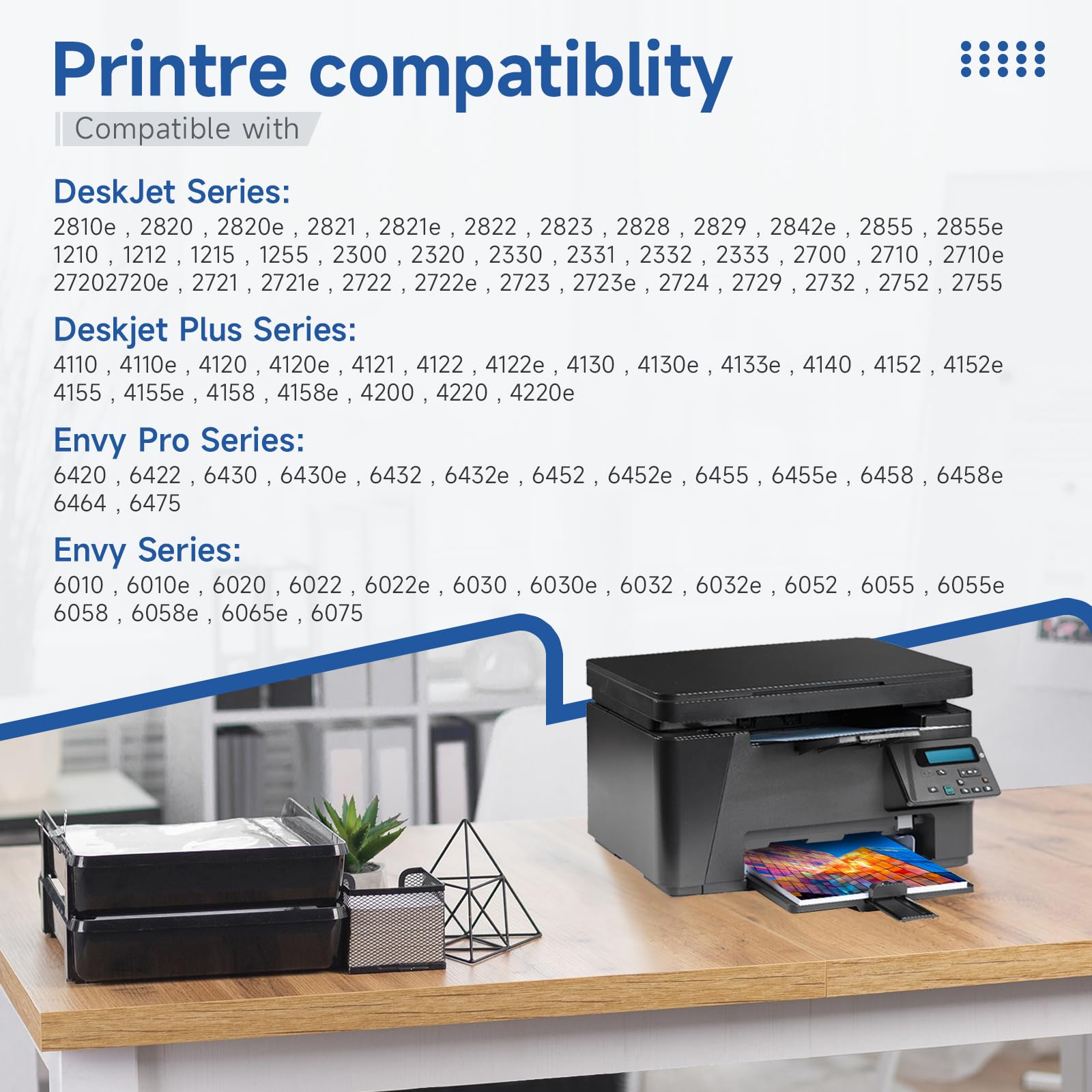 305XL Cartucce Compatibili per HP 305 Nero e Colore Cartucce, Nero e Colori, 305 XL per HP DeskJet 2810e, 2820, 2820e, 2700, 2720, Deskjet Plus 4200, 4220, Envy 6010e, 6022e, 6030e, Pro 6400
